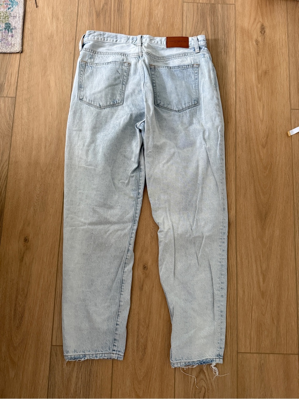 Lucky Brand Drew Mom Light Wash Blue High-Rise Jeans 12/31W - Picture 2 of 4